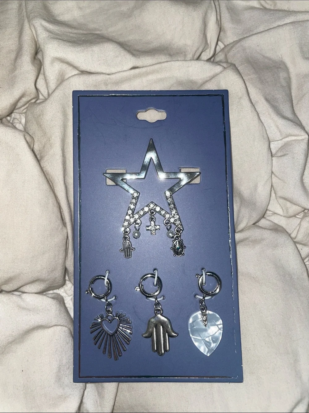 Free People Urban Silver-Tone Star & Mystic Charm Multi-Piece Accessory Set